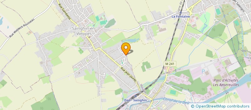 localisation de l'entreprise MADAME AUDREY MERLEVEDE  SALOME