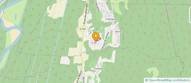 localisation de l'entreprise MADAME AUDREY METRAL  SERRIERES-EN-CHAUTAGNE