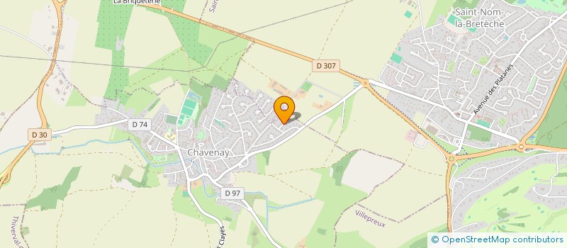 localisation de l'entreprise MADAME AUDREY METRAL  CHAVENAY