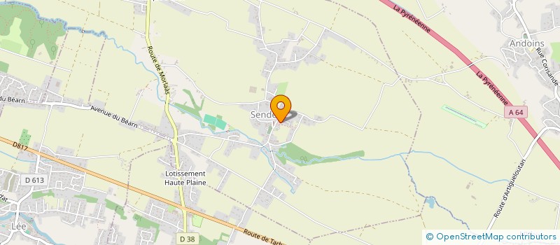 localisation de l'entreprise MADAME AUDREY MEUNIER  SENDETS