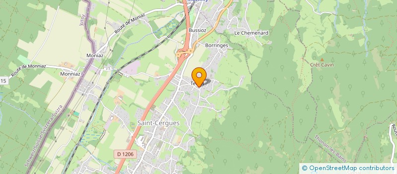 localisation de l'entreprise MADAME AUDREY MEUNIER  SAINT-CERGUES