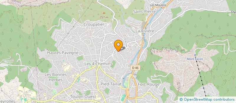 localisation de l'entreprise MADAME AUDREY MEURAT à TOULON