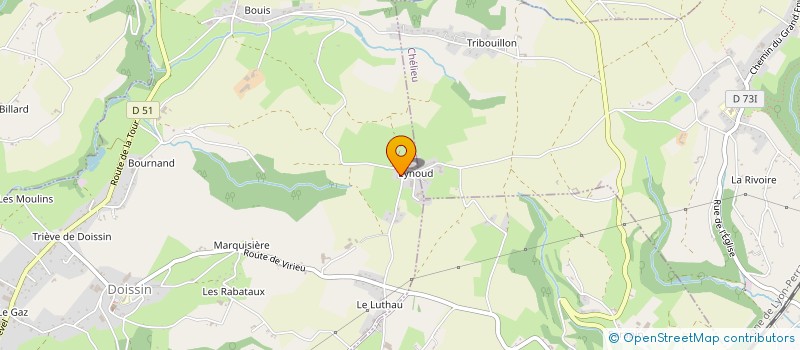 localisation de l'entreprise MADAME AUDREY MICOUD  DOISSIN