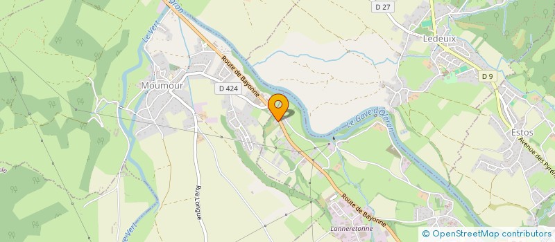 localisation de l'entreprise MADAME AUDREY MIELON  MIOSSENS-LANUSSE