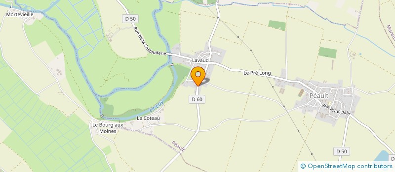 localisation de l'entreprise MADAME AUDREY MIGNET  PEAULT