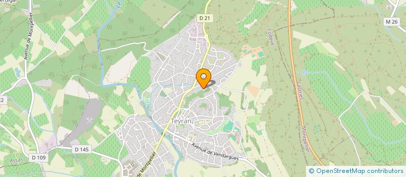 localisation de l'entreprise MADAME AUDREY MIRAMOND  TEYRAN