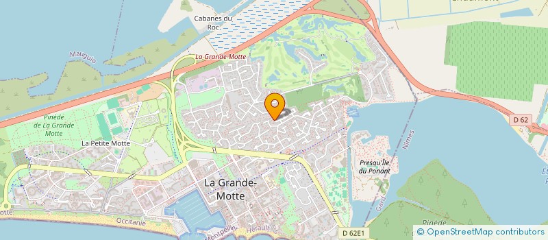 localisation de l'entreprise MADAME AUDREY MISSONIER  LA GRANDE-MOTTE
