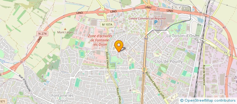 localisation de l'entreprise MADAME AUDREY MITAINE  DIJON