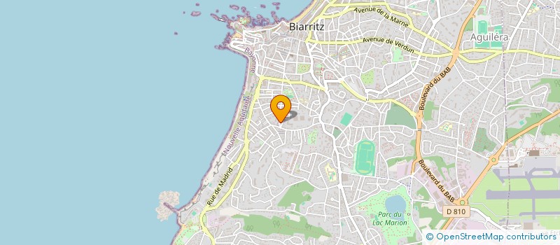 localisation de l'entreprise MADAME AUDREY MOLINA à BIARRITZ