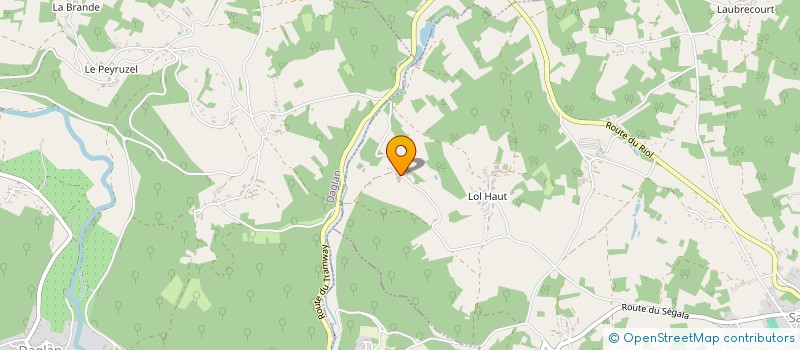 localisation de l'entreprise MADAME AUDREY MONICO  LA ROQUE-GAGEAC