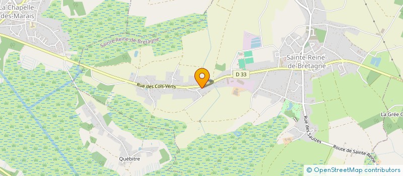 localisation de l'entreprise MADAME AUDREY MONIN à SAINTE-REINE-DE-BRETAGNE