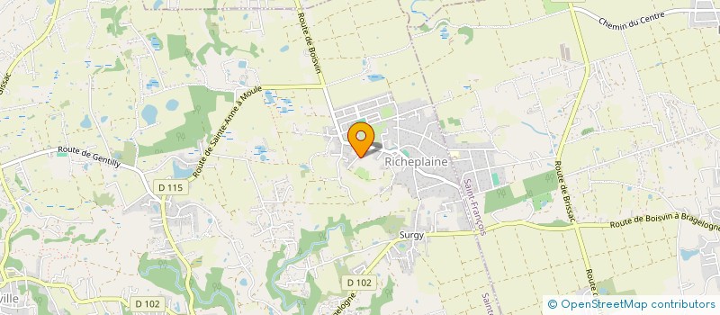 localisation de l'entreprise MADAME AUDREY MONTANTIN  SAINTE-ANNE