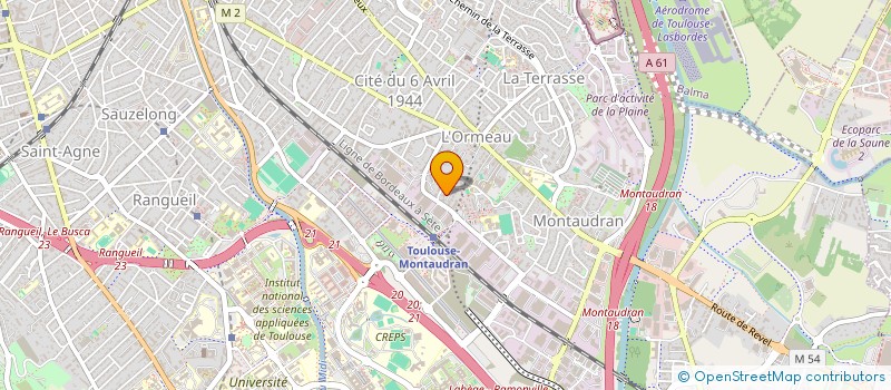 localisation de l'entreprise MADAME AUDREY MONTEIRO à TOULOUSE