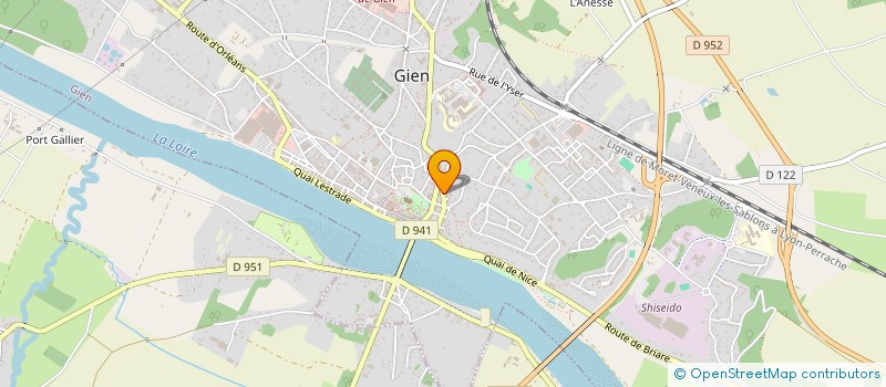 localisation de l'entreprise MADAME AUDREY MORAINVILLE  GIEN