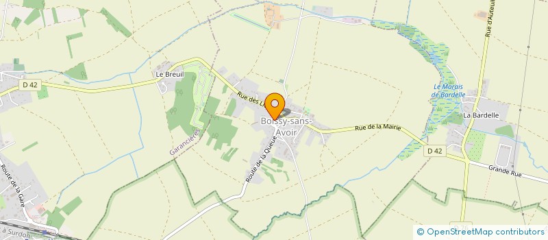 localisation de l'entreprise MADAME AUDREY MOREAU  BOISSY-SANS-AVOIR