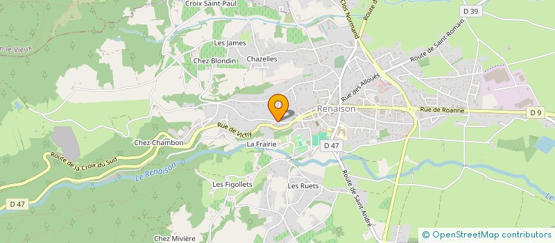localisation de l'entreprise MADAME AUDREY MOREL à RENAISON