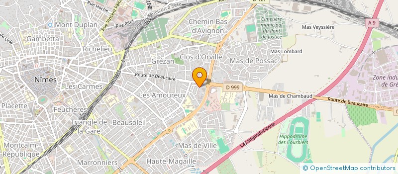 localisation de l'entreprise MADAME AUDREY MOREL  NIMES