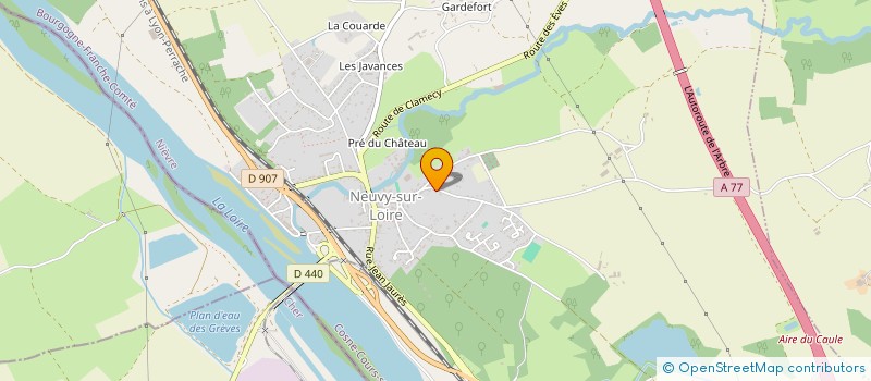 localisation de l'entreprise MADAME AUDREY MORIN à NEUVY-SUR-LOIRE