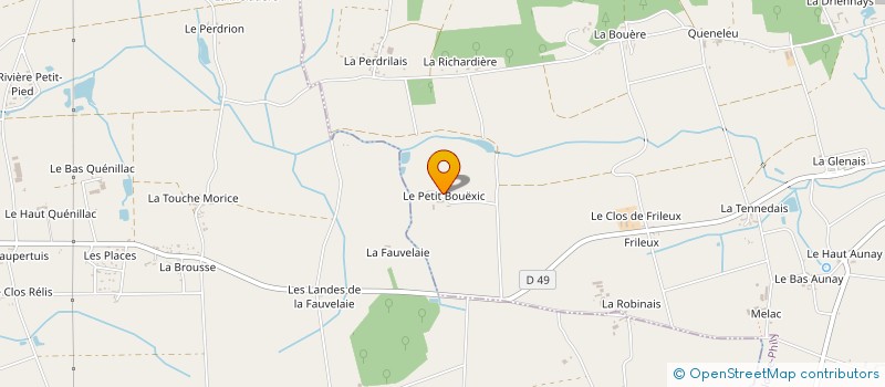 localisation de l'entreprise MADAME AUDREY MORIN  SAINT-MALO-DE-PHILY