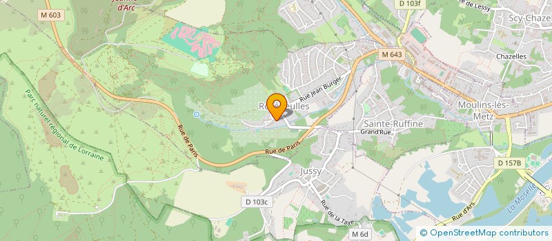 localisation de l'entreprise MADAME AUDREY MOSARD  ROZERIEULLES