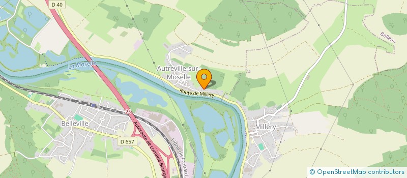 localisation de l'entreprise MADAME AUDREY MOSCHINI  AUTREVILLE-SUR-MOSELLE