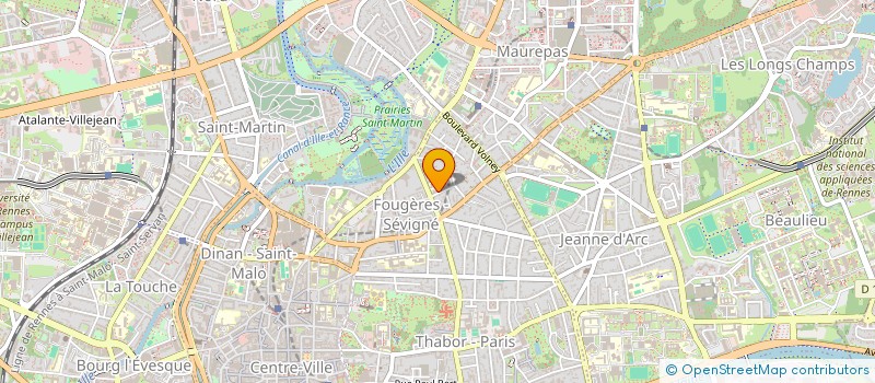 localisation de l'entreprise MADAME AUDREY MOUBECHE  RENNES