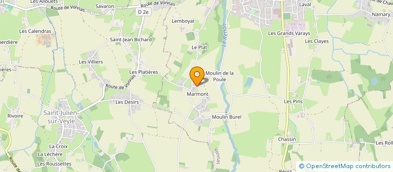 localisation de l'entreprise MADAME AUDREY MOYNE  VONNAS