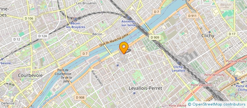 localisation de l'entreprise MADAME AUDREY MOYSAN à LEVALLOIS-PERRET