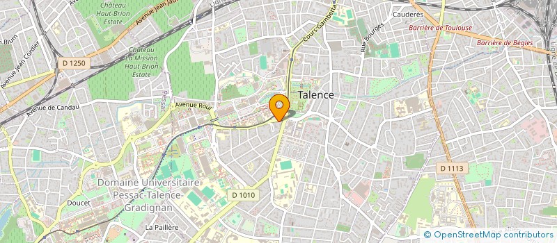 localisation de l'entreprise MADAME AUDREY MUHAREN  TALENCE