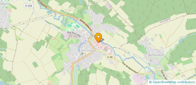 localisation de l'entreprise MADAME AUDREY MULLER  HIRSINGUE