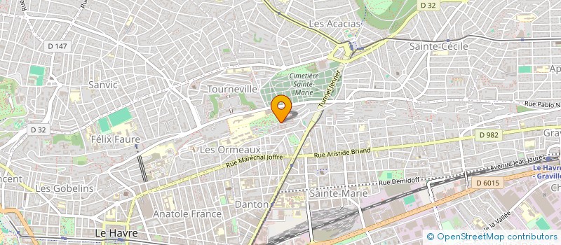 localisation de l'entreprise MADAME AUDREY MUTEL  LE HAVRE