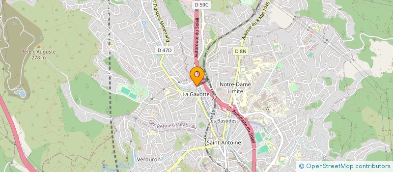 localisation de l'entreprise MADAME AUDREY NASTRI à MARSEILLE