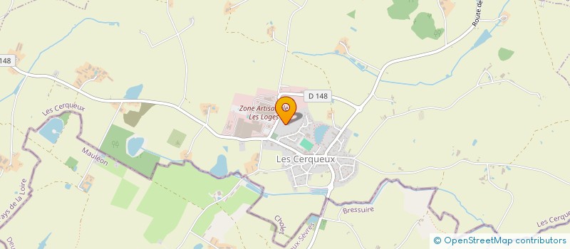 localisation de l'entreprise MADAME AUDREY NAVARRO à LES CERQUEUX
