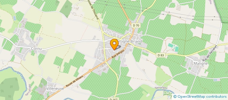 localisation de l'entreprise MADAME AUDREY NEDELEC  TERRANJOU