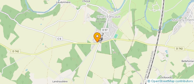 localisation de l'entreprise MADAME AUDREY NIAMKE  CELLE-LEVESCAULT