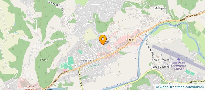 localisation de l'entreprise MADAME AUDREY NICOLE  TRELISSAC