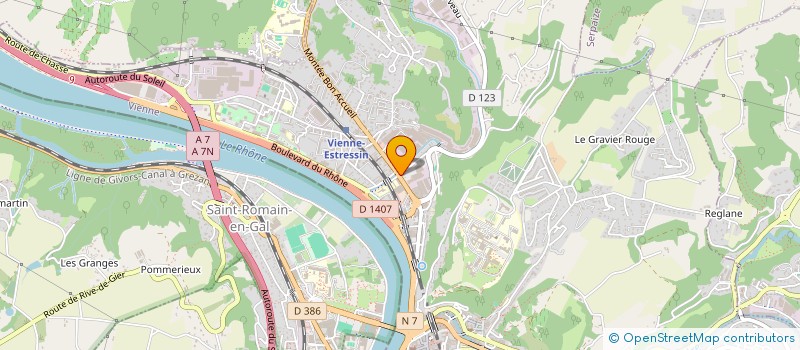 localisation de l'entreprise MADAME AUDREY NIER à VIENNE