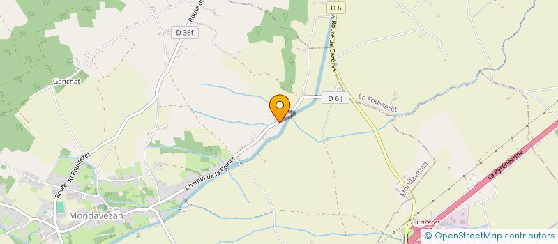 localisation de l'entreprise MADAME AUDREY NIVET  MONDAVEZAN