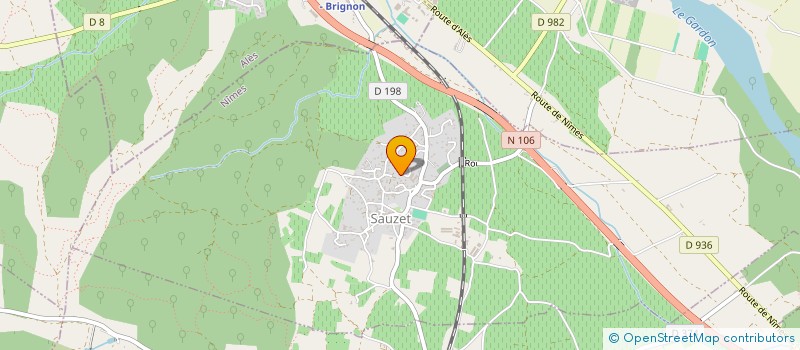 localisation de l'entreprise MADAME AUDREY NOEL  LA CALMETTE