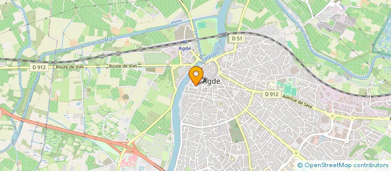 localisation de l'entreprise MADAME AUDREY NOGUES  AGDE