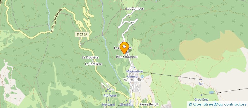 localisation de l'entreprise MADAME AUDREY NORAZ  BRIANCON