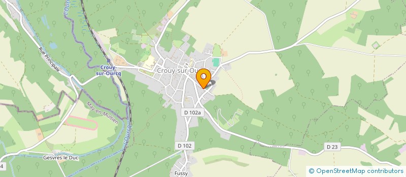 localisation de l'entreprise MADAME AUDREY NORMAND  CROUY-SUR-OURCQ