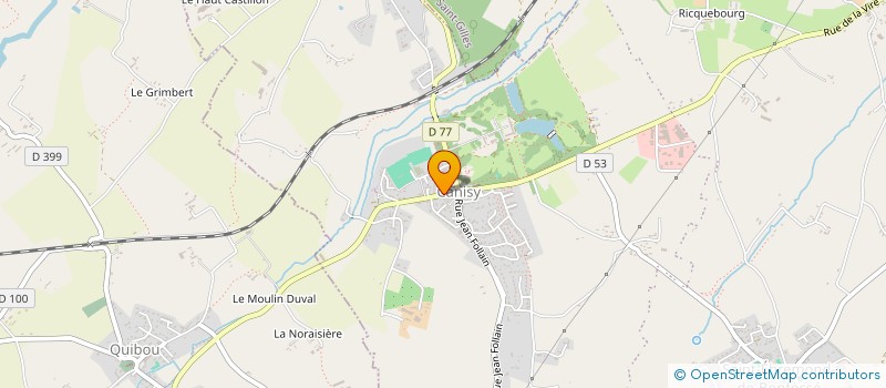 localisation de l'entreprise MADAME AUDREY NOUET  CANISY