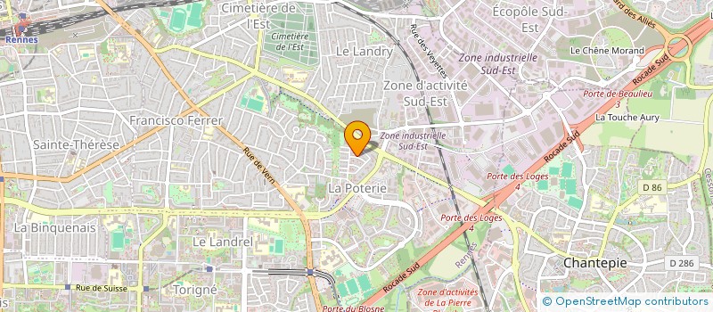 localisation de l'entreprise MADAME AUDREY OZENOU  RENNES