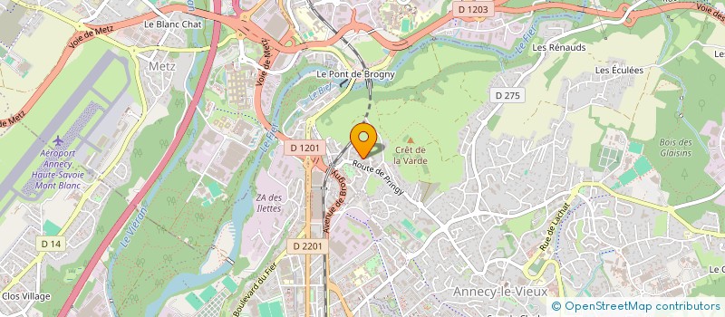 localisation de l'entreprise MADAME AUDREY PADILLA à ANNECY