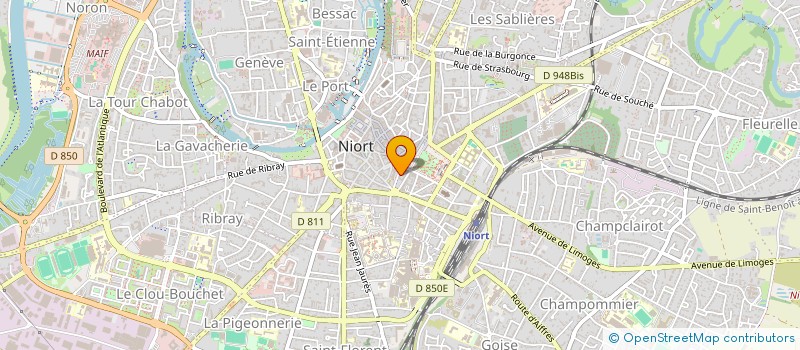 localisation de l'entreprise MADAME AUDREY PAILLOUX à NIORT