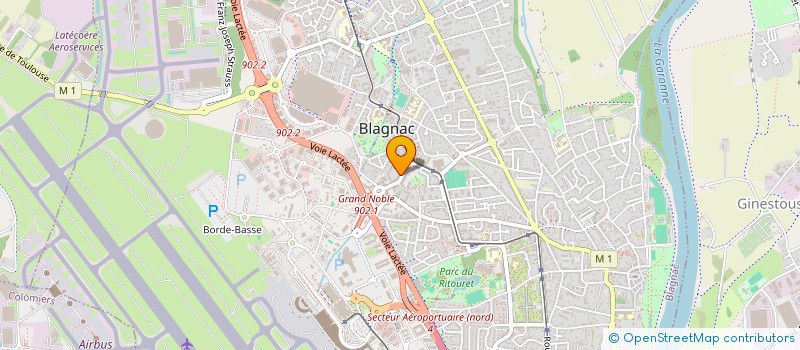 localisation de l'entreprise MADAME AUDREY PAILLUSSON  BLAGNAC