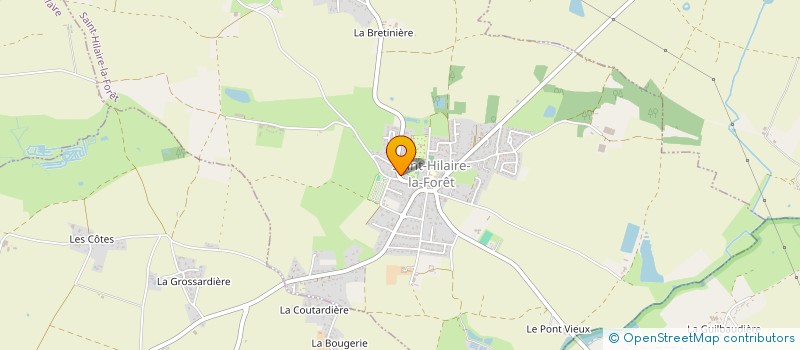 localisation de l'entreprise MADAME AUDREY PAJOT  SAINT-HILAIRE-LA-FORET