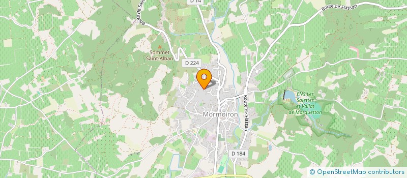 localisation de l'entreprise MADAME AUDREY PAJOU  MORMOIRON