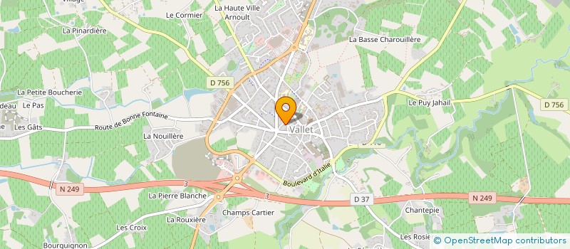 localisation de l'entreprise MADAME AUDREY PALERESSOMPOULLE  VALLET